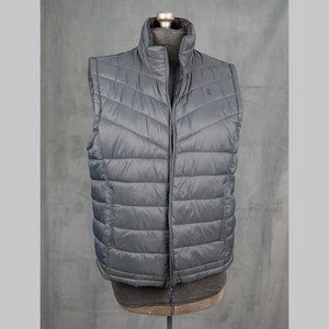 Men's Grey Izod Puffer Vest - NWT, Size XL